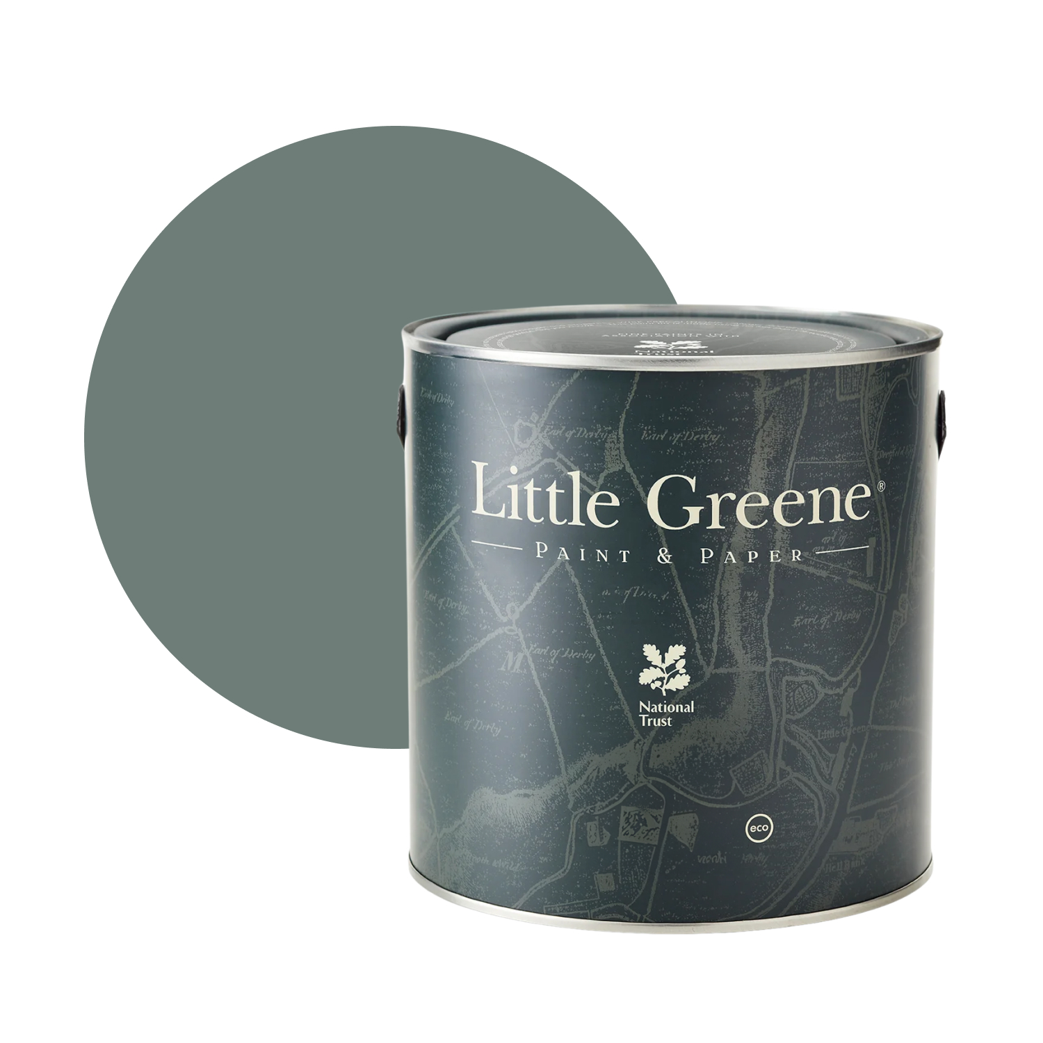 Little Greene Intelligent Satin - Livid No. 263 - 2,5L