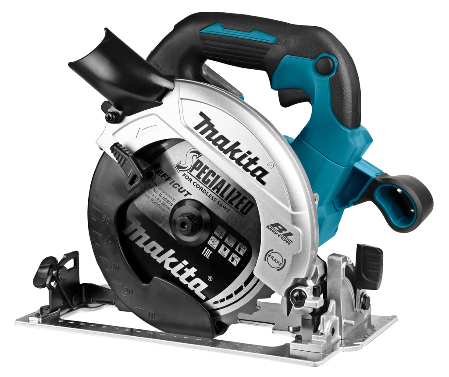 Makita DHS661ZJU 18V Li-Ion accu cirkelzaag body in Mbox - 165mm - koolborstelloos
