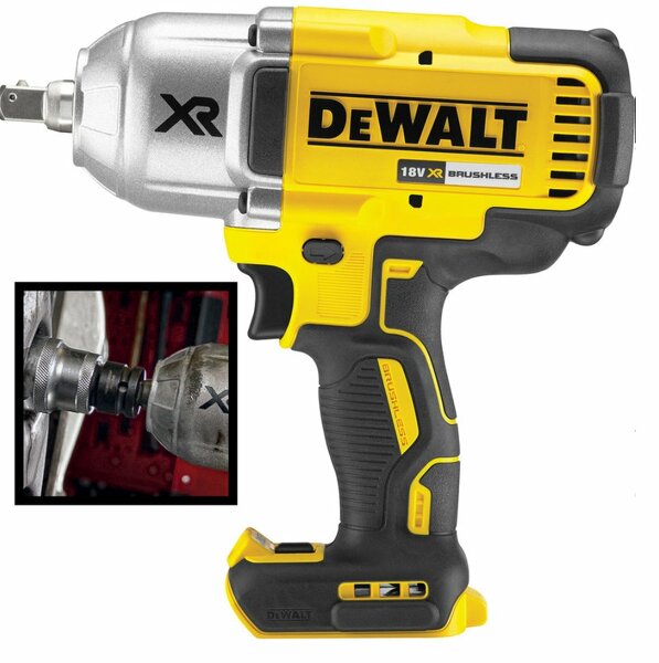 DeWALT DCF899HNT-XJ 18V Li-ion Accu Slagmoersleutel Body In TSTAK - 950Nm - 1/2"- Koolborstelloos - Detailed view of the product