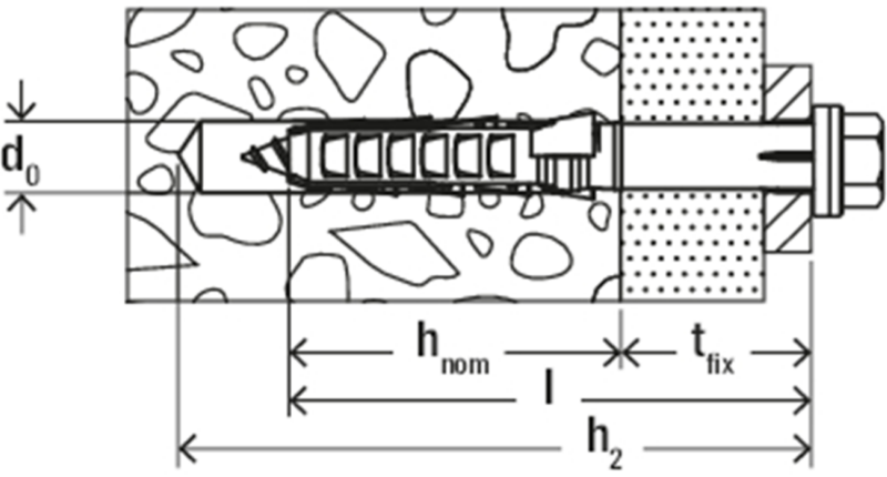 Fischer 46336 Constructie-/kozijnplug SXR - 10 X 200 FUS - TX40/SW13 - Zeskant Schroef - Verzinkt Staal (50st) - Detailed view of the product