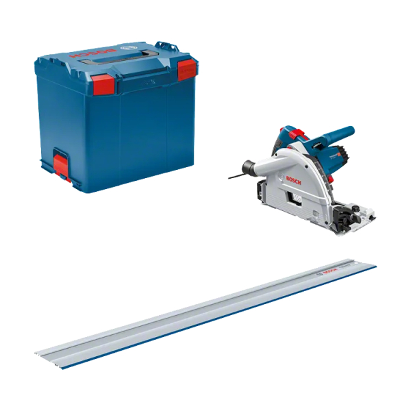 Bosch GKT 55 GCE Invalcirkelzaagmachine In L-Boxx - 1400W - Met Geleiderail afbeelding