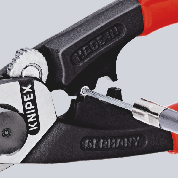 Knipex 9561190 Staaldraadschaar - 190mm - Detailed view of the product