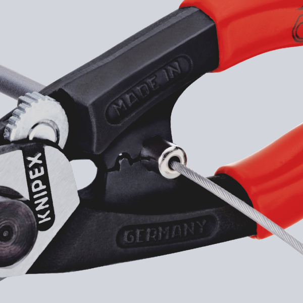 Knipex 9561190 Staaldraadschaar - 190mm - Detailed view of the product