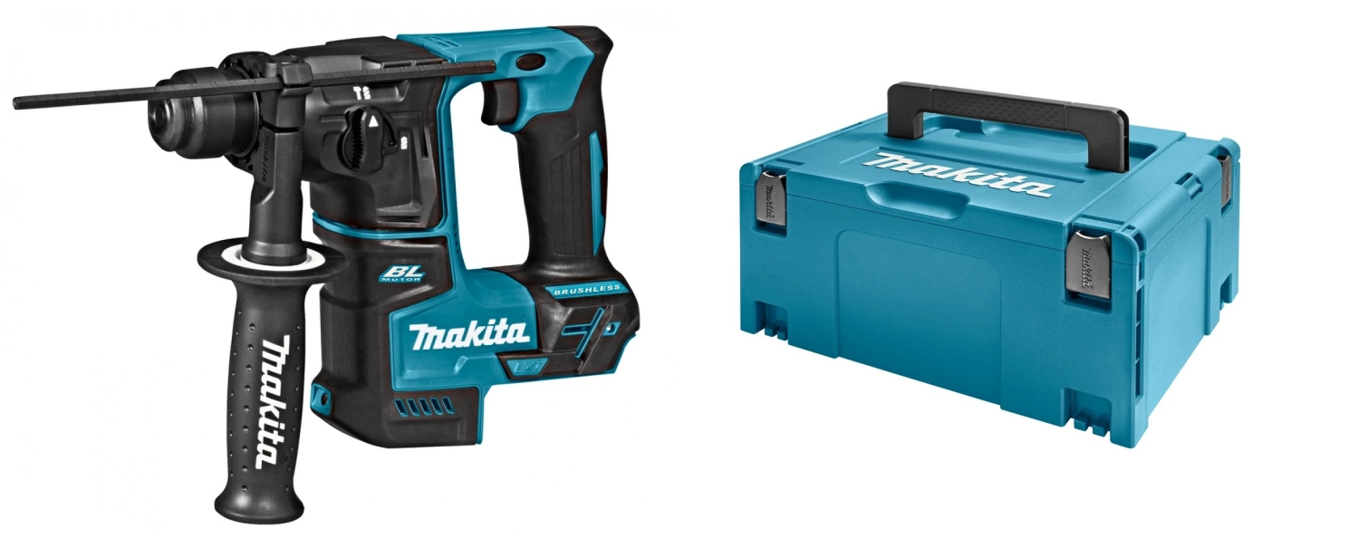 Makita DHR171ZJ 18V Li-Ion Accu SDS-plus Boorhamer Body In Mbox - 1,2J - Koolborstelloos