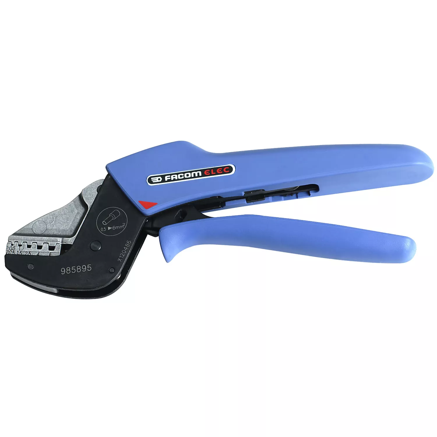 Facom 985895 Krimptang Voor Geïsoleerde Adereindhulzen - 0,5-6,0mm² afbeelding