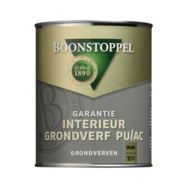 Boonstoppel Garantie Interieurlak Grondverf Pu/Ac Wit/n 2,5 L