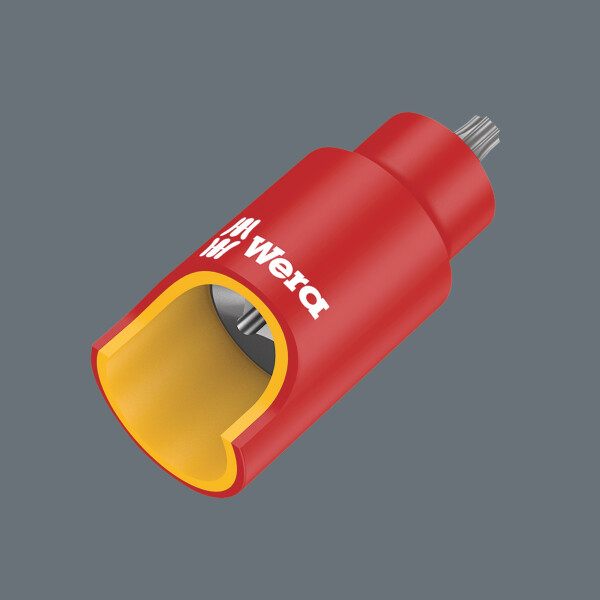 Wera 05005920001 8767 C VDE HF TORX® Zyklop Bitdop Geïsoleerd - 1/4"- TX 10 - Detailed view of the product