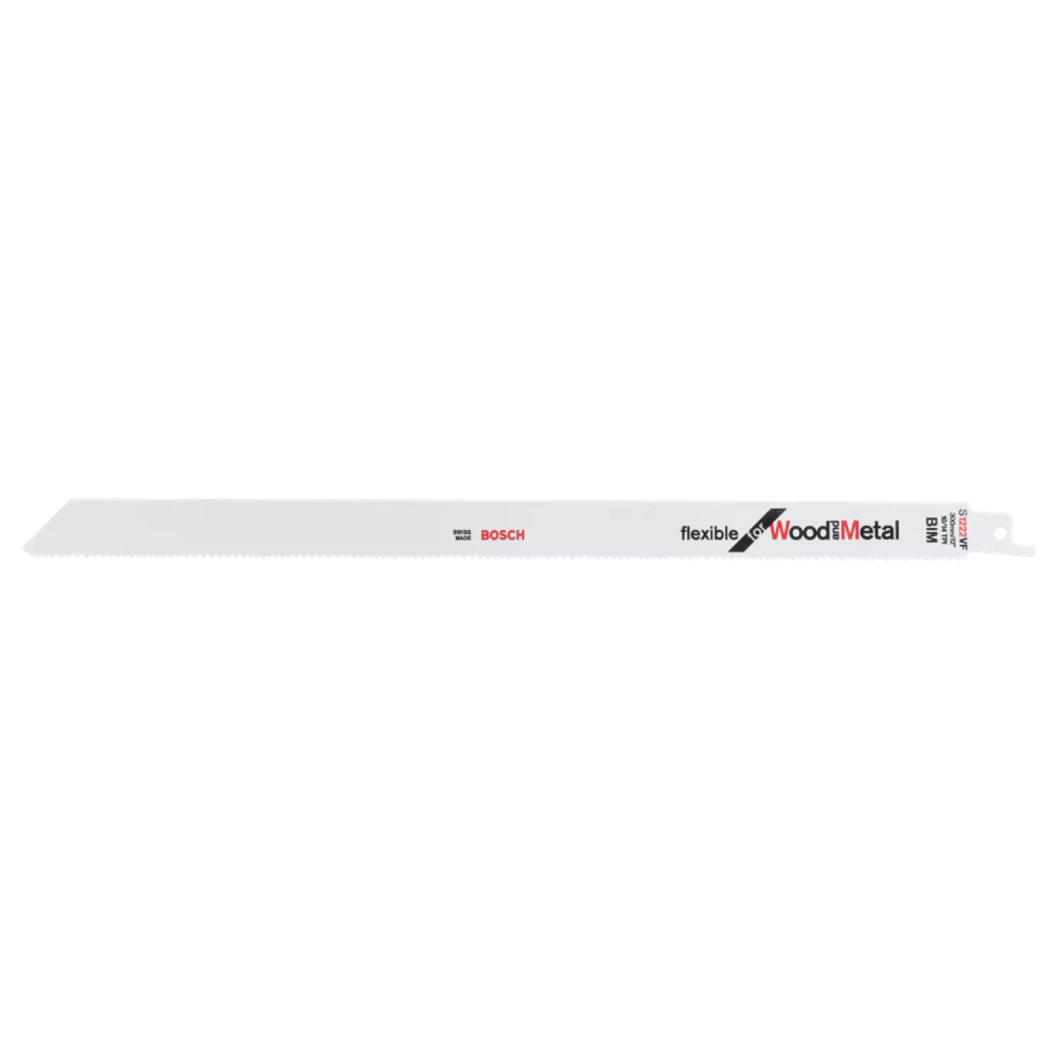 Bosch 2608656022 / S 1222 VF Reciprozaagblad - 300 X 10/14TPI - Hout/Metaal (5st)