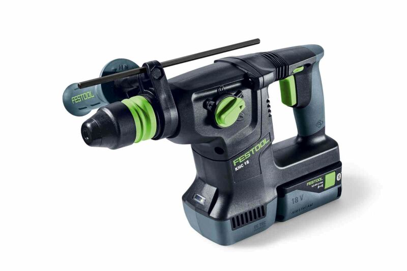 Festool KHC 18 5,0 EBI-Plus Accu-combihamer (2x 5.0Ah Accu) In Systainer - Detailed view of the product