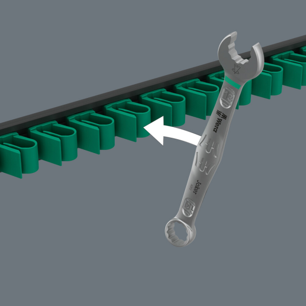 Wera 05020233001 11-delig 9640 Magneetstrip 6003 Joker 1 Ringsteeksleutelset - Detailed view of the product