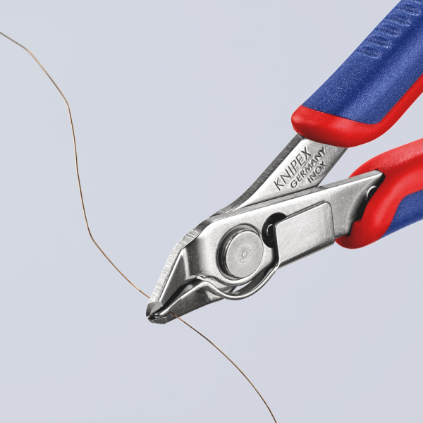 Knipex 7813125 Super-Knips Precisie Zijsnijtang - Elektronica - 125mm - Detailed view of the product