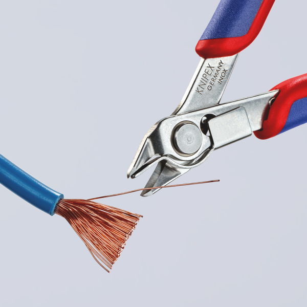 Knipex 7813125 Super-Knips Precisie Zijsnijtang - Elektronica - 125mm - Detailed view of the product
