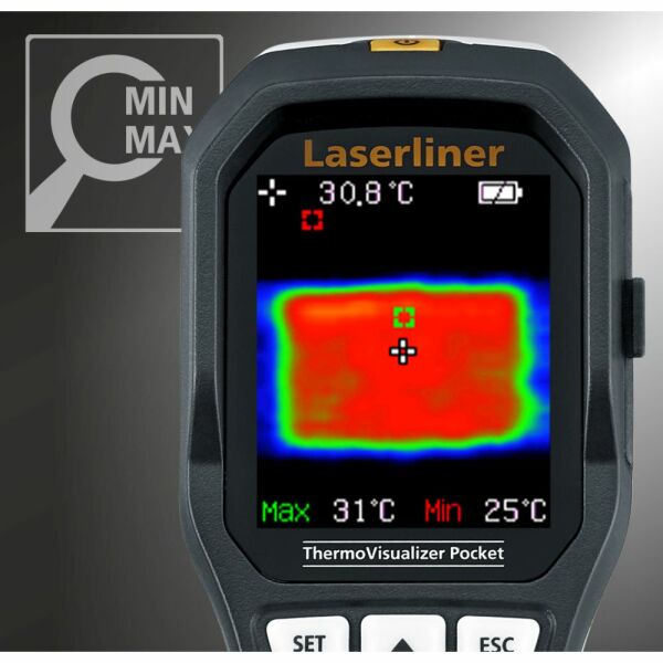 Laserliner 082.074A ThermoVisualizer Pocket Infrarood Thermometer - Detailed view of the product