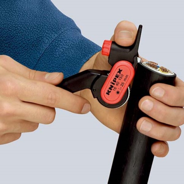 Knipex 16 40 150 Ontmantelingsgereedschap Voor Rondom Snijden - 150mm - Detailed view of the product
