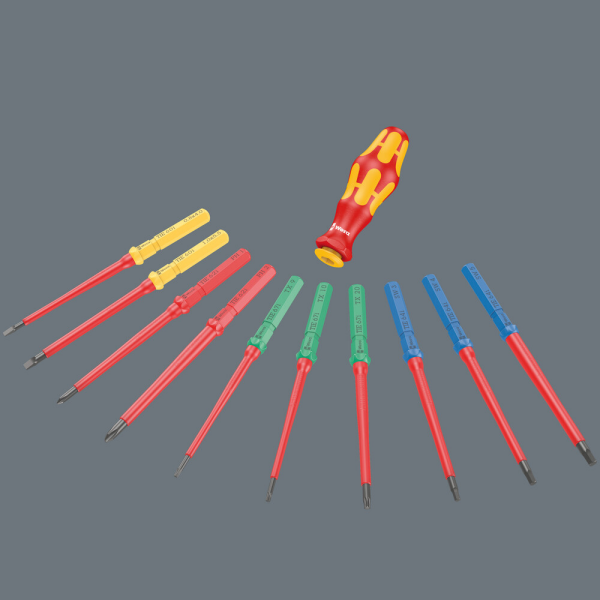 Wera 05006617001 26-delig Kraftform Kompakt VDE Big Pack 1 Wisselklingenset In Etui - Detailed view of the product