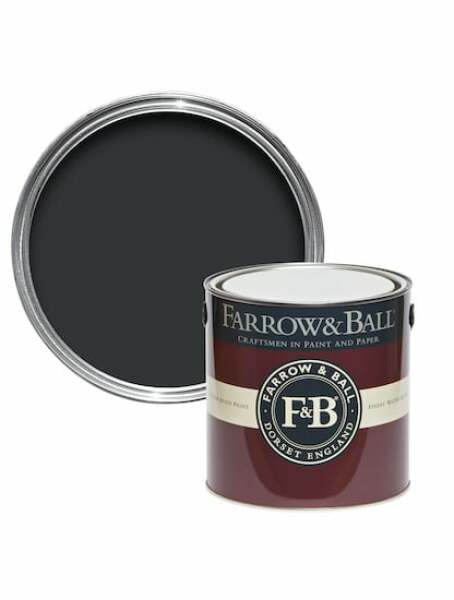 Farrow&Ball  Pitch Black No.256 2.5l Casein Distemper