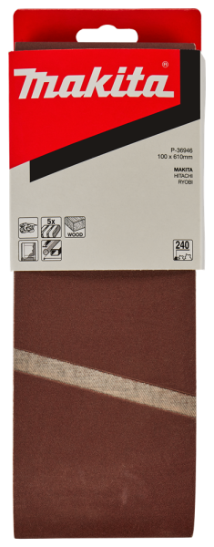 Makita P-36946 Schuurband - 610 X 100 X K240 (5st) - Detailed view of the product
