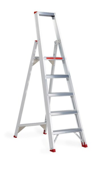 Altrex Sierra SEO 5 Trap - Enkel - Aluminium - 5 Treden - Max. Werkhoogte 3.20 M.