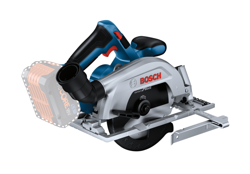 Bosch GKS 18V-57-2 18V Li-ion Accu Cirkelzaag Body - 165mm - Detailed view of the product