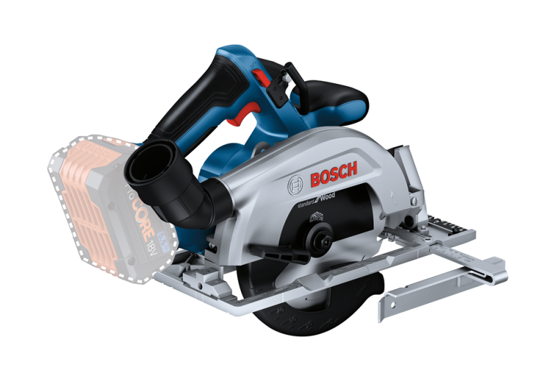 Bosch GKS 18V-57-2 18V Li-ion Accu Cirkelzaag Body - 165mm - Detailed view of the product