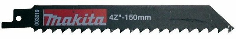 Makita P-04999 Reciprozaagblad - 150 X 6,35mm - Hout (5st)