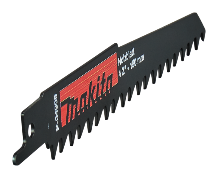 Makita P-04999 Reciprozaagblad - 150 X 6,35mm - Hout (5st) - Detailed view of the product