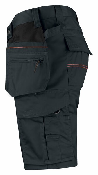 Jobman 2722 Werkbroek Kort Holsterpocket - Maat 52 - Zwart - Detailed view of the product