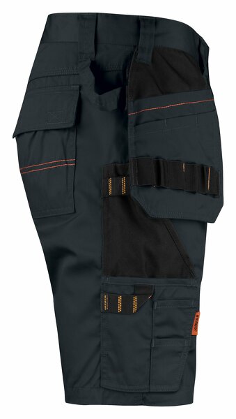 Jobman 2722 Werkbroek Kort Holsterpocket - Maat 52 - Zwart - Detailed view of the product