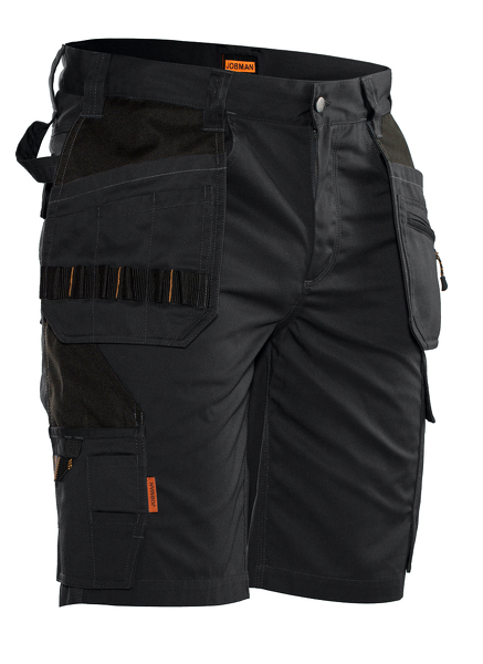 Jobman 2722 Werkbroek Kort Holsterpocket - Maat 52 - Zwart
