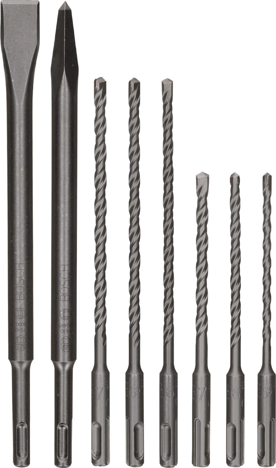 Bosch 2607017376 PRO 8-delige SDS Plus-4C Beitel- En Borenset