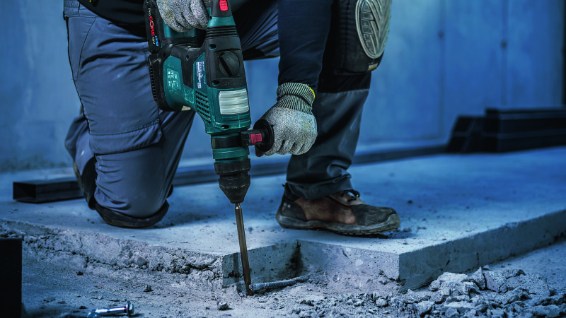 Bosch 2607017376 PRO 8-delige SDS Plus-4C Beitel- En Borenset - Detailed view of the product
