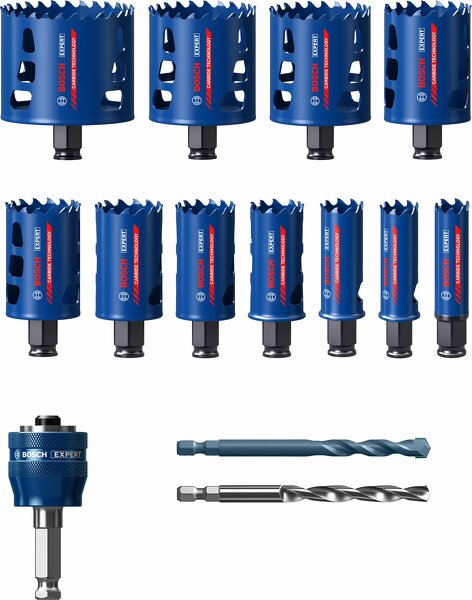 Bosch 2608900447 14-delige Expert Gatzagenset - 20/22/25/32/35/40/44/51/60/64/76x60mm