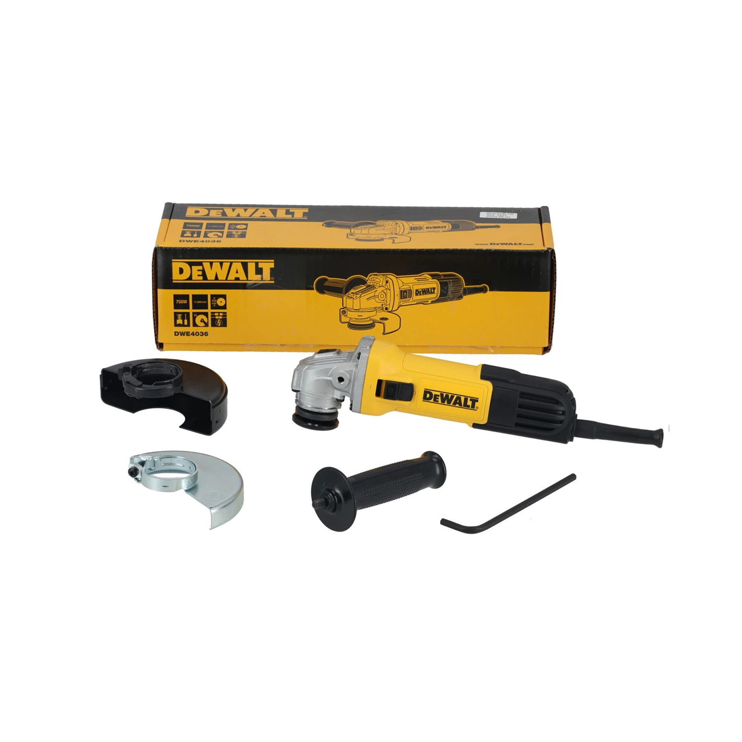 DeWALT DWE4036 Haakse Slijper - 115mm - 750W