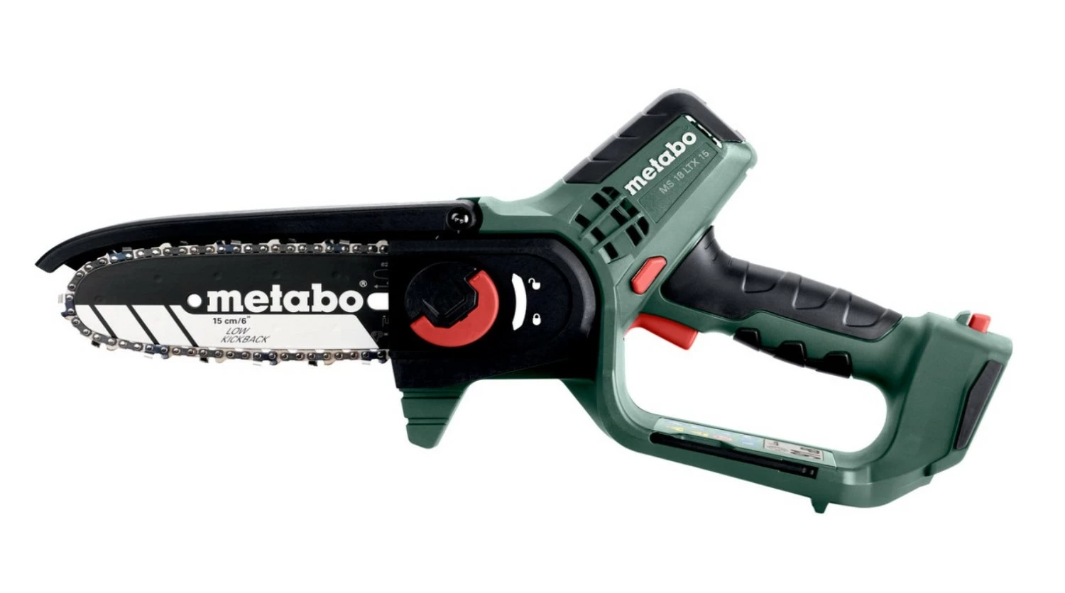 Metabo MS 18 LTX 15 18V Li-Ion Accu Snoeizaag Set (1x 2.0Ah) In Tas - 15cm thumbnail 2
