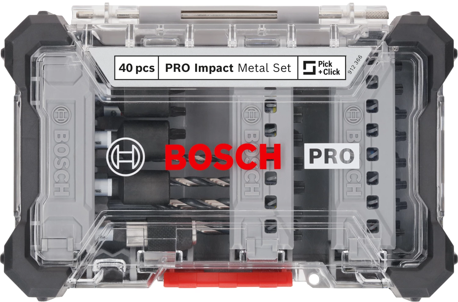 Bosch 2608521U86 40-delige PRO Impact Schroefbits En Metaalboren - Gemengde Set afbeelding