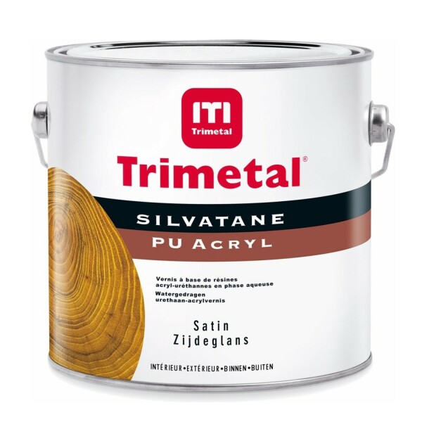 Trimetal Silvatane Pu Acryl Satin - 0,5L afbeelding