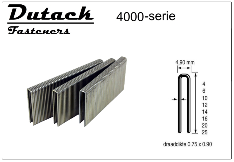 Dutack 5024014 Nieten - Serie 4000 - 10mm (5000st)