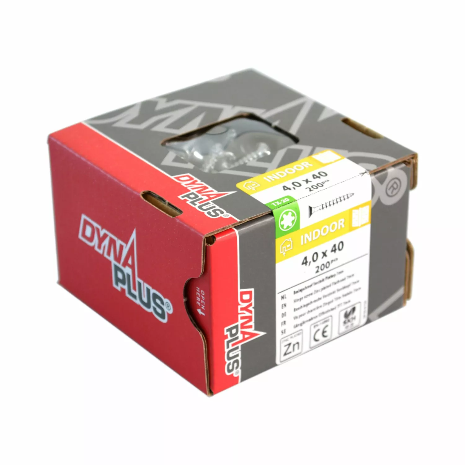 DynaPlus 0285.01.33605 Beslagschroef - 8mm Platkop - Voldraad - Indoor -Zwarte Kop - TX20 - 4.5 X 40mm (200st) thumbnail 2