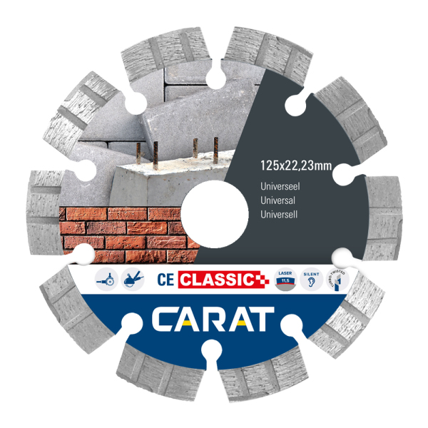 Carat CEC1509000 Diamantzaagblad Voor Droogzagen - 150 X 22,23mm - Universeel