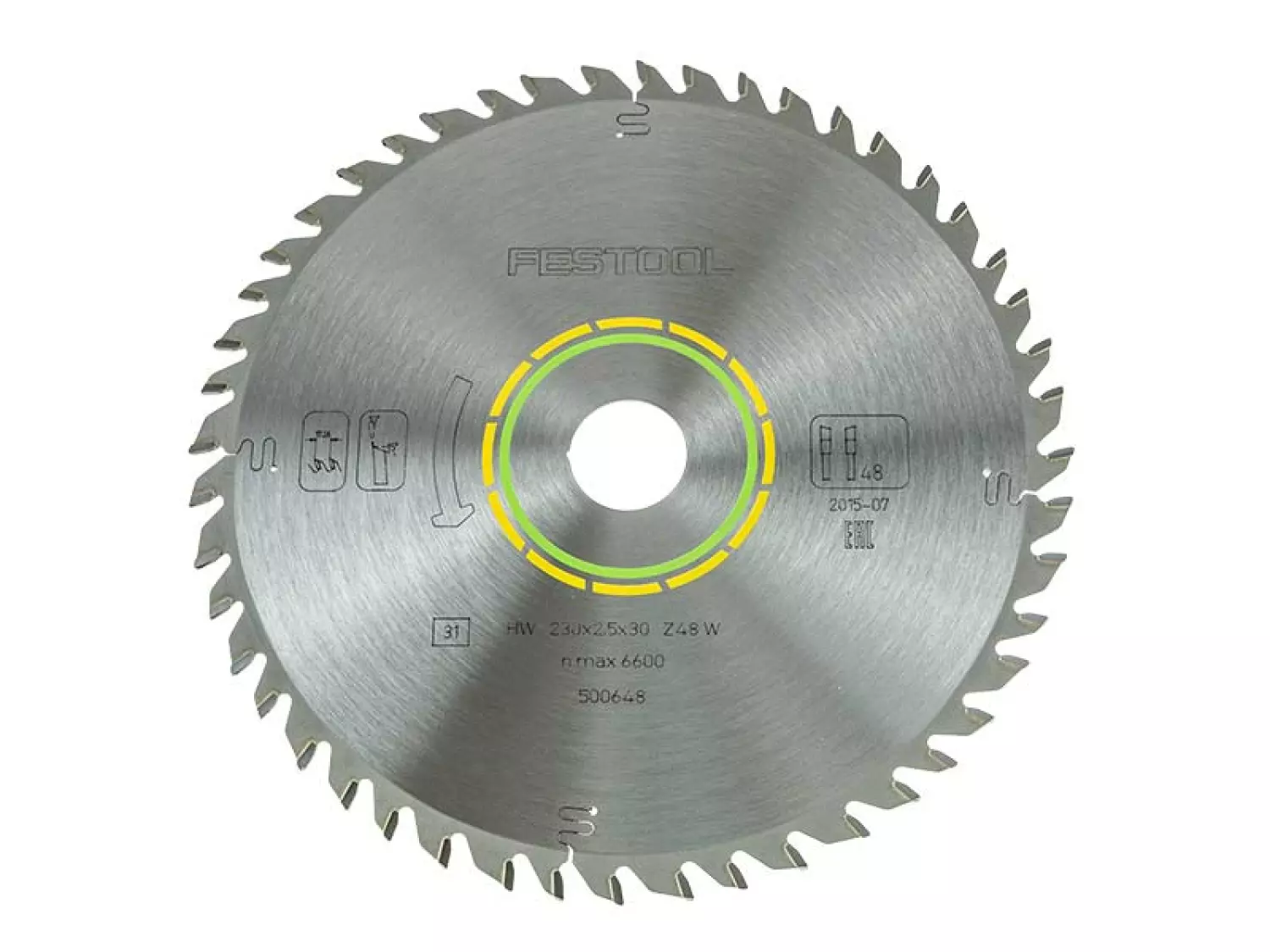 Festool 500648 / 230x2,5x30 W48 Cirkelzaagblad - 230 X 30 X 48T - Hout