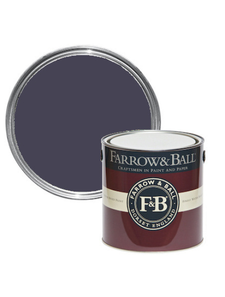 Farrow&Ball Flat Eggshell Bible Black No.225 - 5L afbeelding