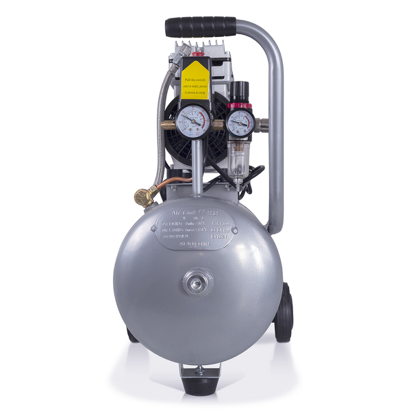 Hyundai 55754 Stille Compressor - 30L - 8bar - Detailed view of the product