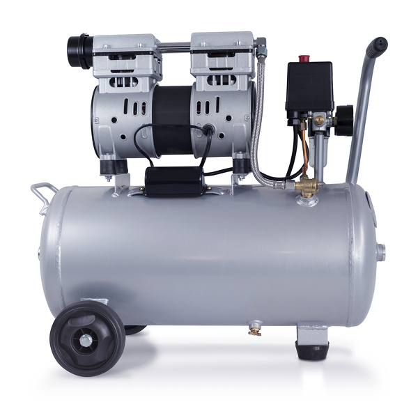 Hyundai 55754 Stille Compressor - 30L - 8bar - Detailed view of the product