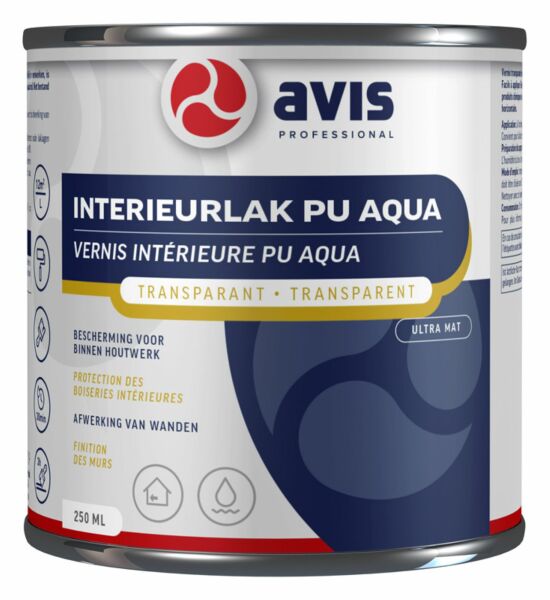 avis aqua pu lak blank ultra mat 250 ml