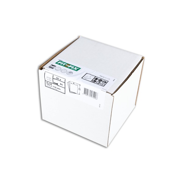 Fit-to-Fix Vlak Schuurvel - P80 - 102x115mm (50st) - Detailed view of the product