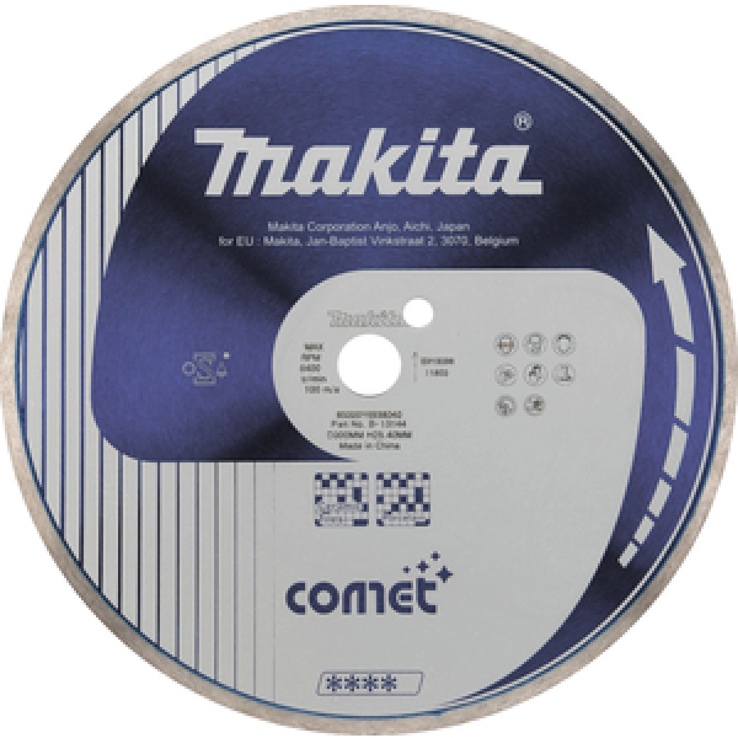 Makita B-13091 Diamantschijf - 125 X 1,6 X 22,23mm - Tegel
