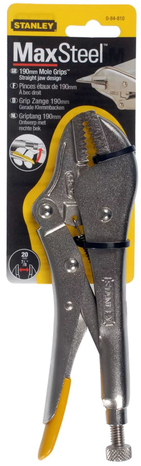 Stanley 0-84-810 Griptang Rechte Bek - 190 X 38mm thumbnail 3