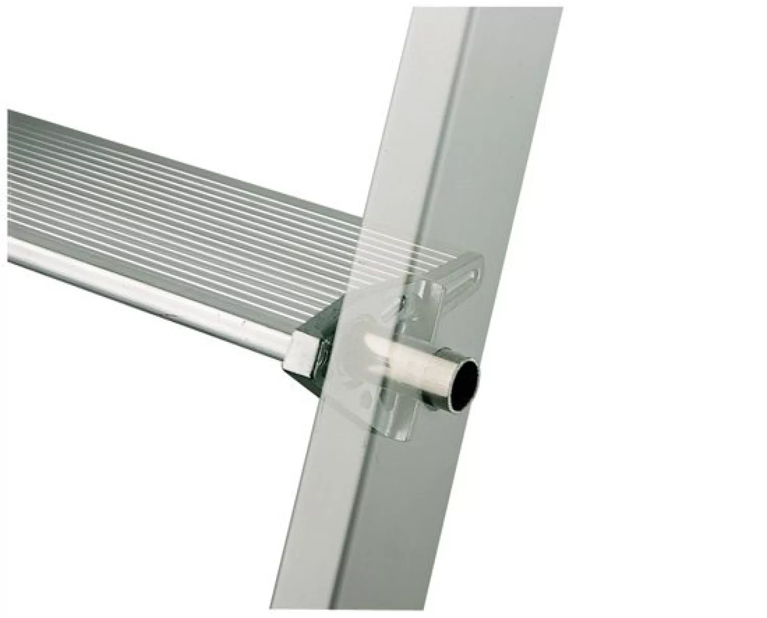 Little Jumbo 1223700003 Industrietrap 2370 - Enkel - Aluminium - 1 X 3 Treden - Max. Werkhoogte 2,66m thumbnail 2