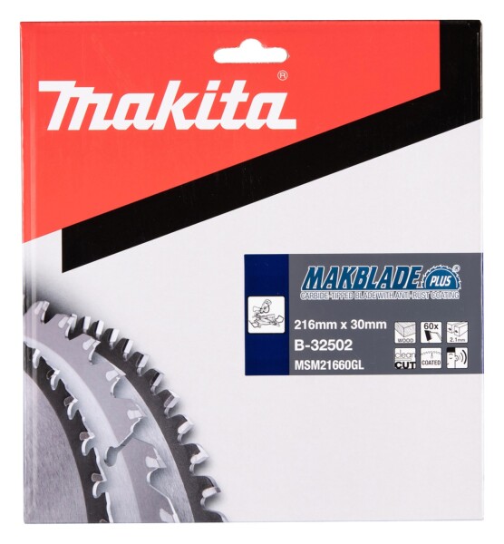 Makita B-32502 Zaagblad - 216 X 30 X 60T - Detailed view of the product