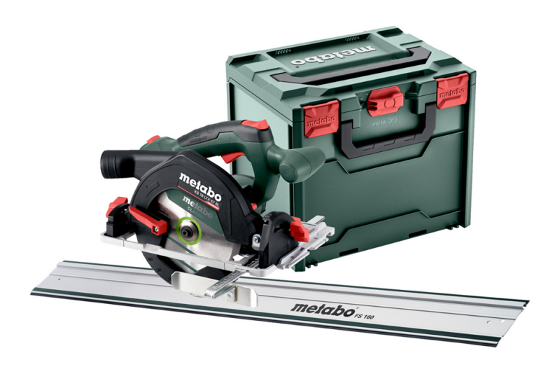 Metabo KS 18 LTX 57 BL 18V Li-ion Accu Cirkelzaag Body In MetaBox Incl. FS 160 (1600mm) Geleiderail - 165mm - Default image for the product